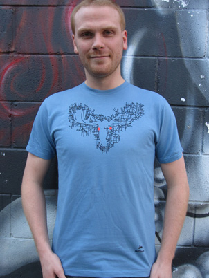 Orignal épormyable, par Francis Desharnais, t-shirt Chic Moustache